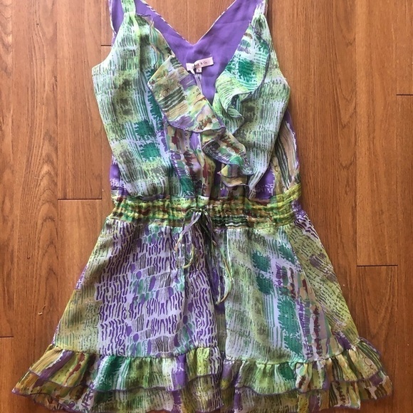 Clare & Co Dresses & Skirts - Purple & Green Dress​​​​​​​​​​​